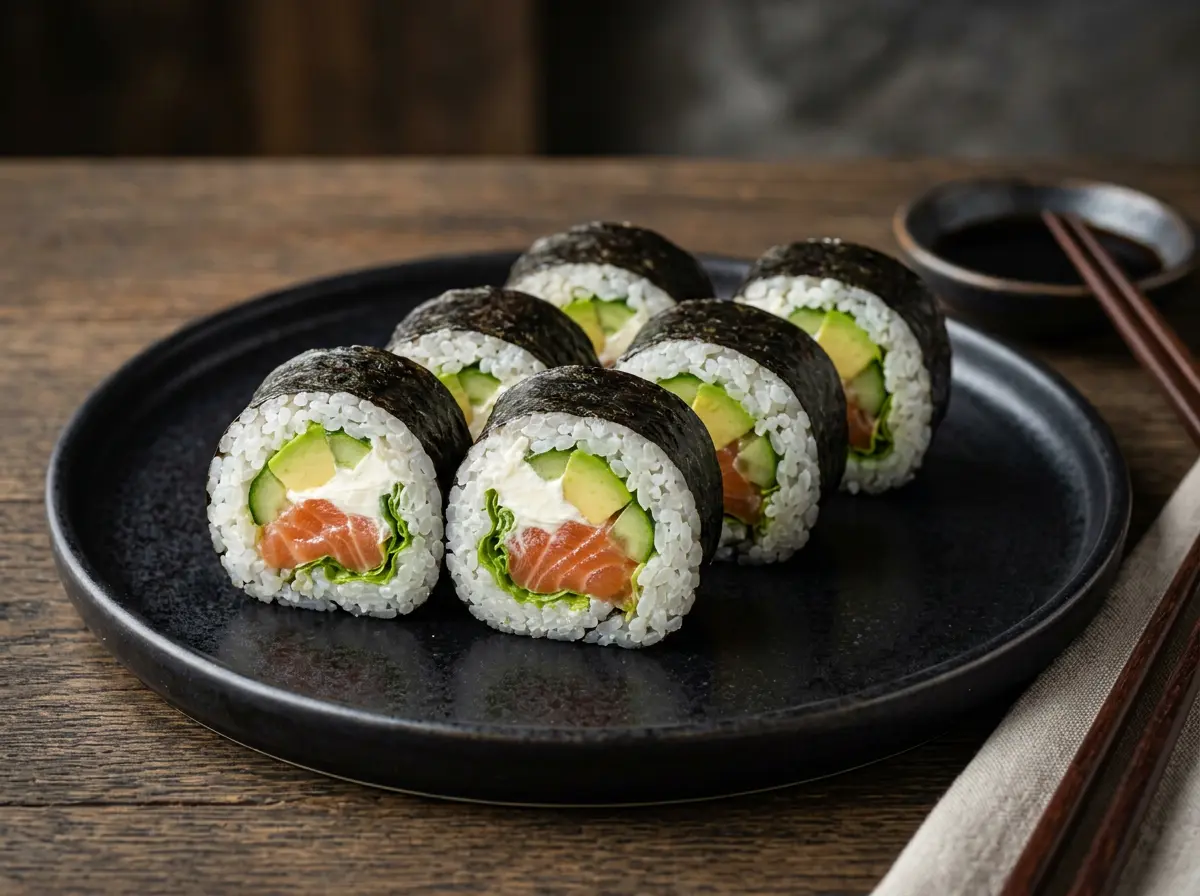 1. Futomaki Sake Philadelphia